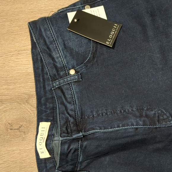 NWT Eloquii Dark Wash Skinny Jeans 16 - Picture 3 of 11